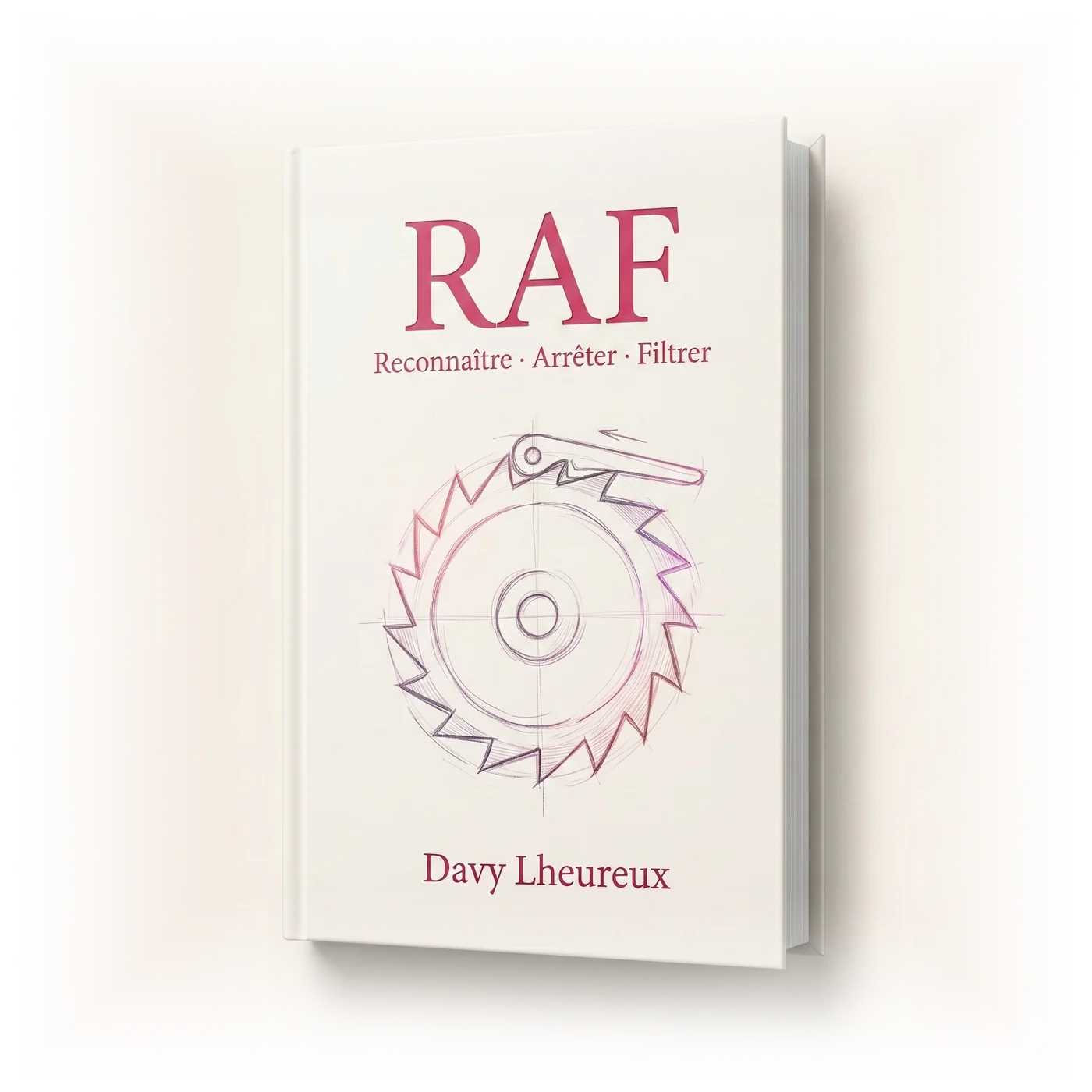 Couverture du livre RAF de Davy Lheureux — Reconnaître, Arrêter, Filtrer
